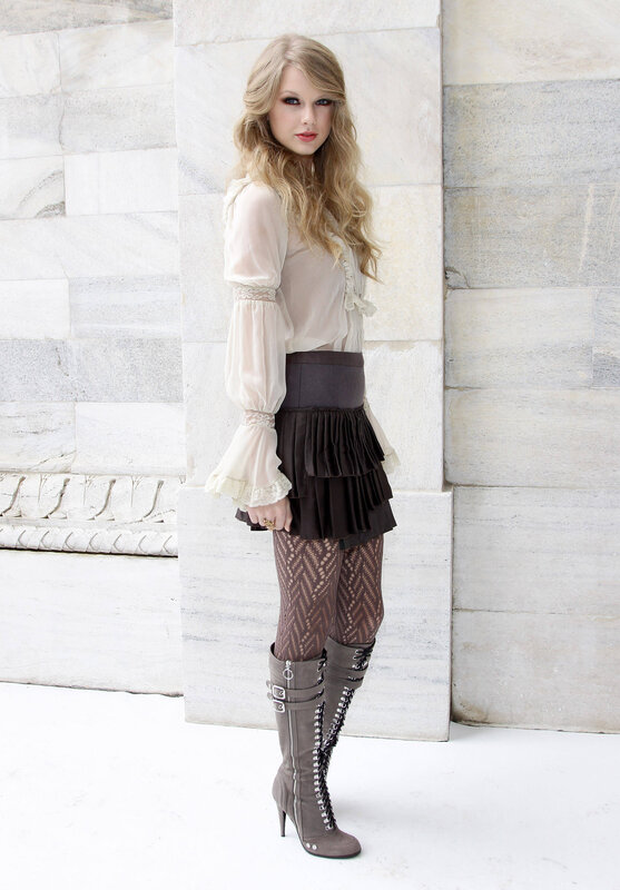 woman in layered outfit