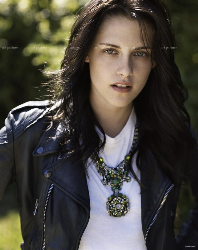 woman in leather jacket