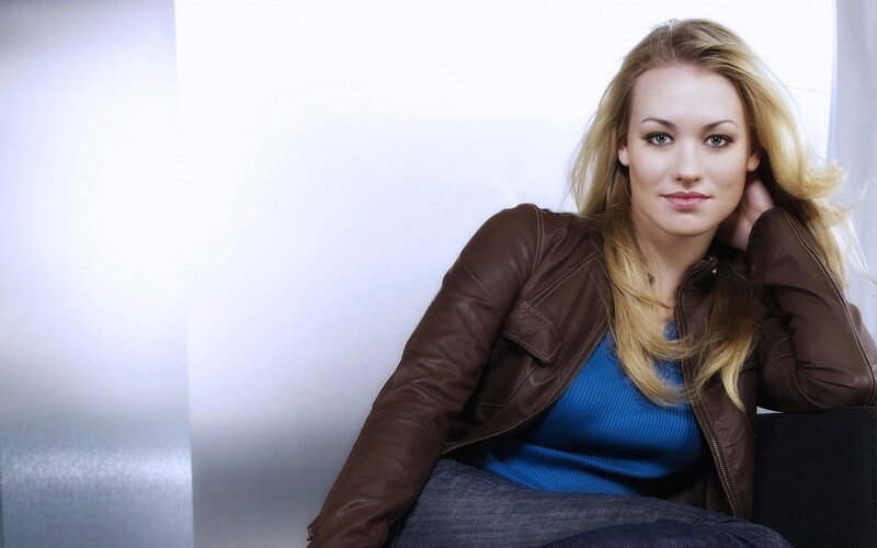 woman in leather jacket