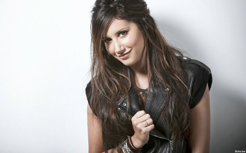 woman in leather jacket