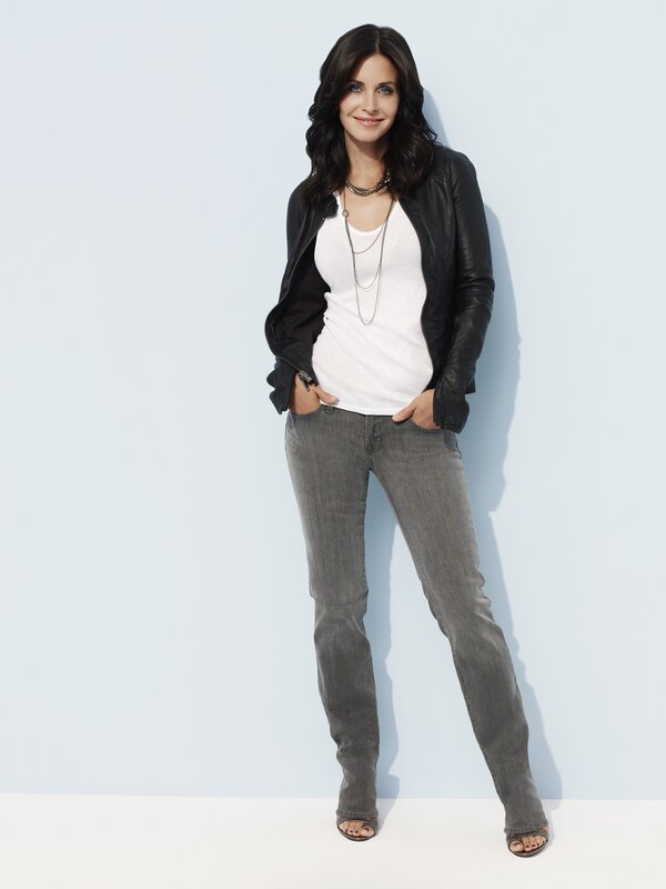 woman in leather jacket