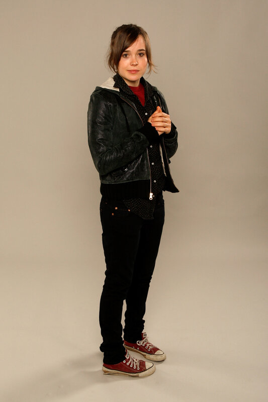 woman in leather jacket
