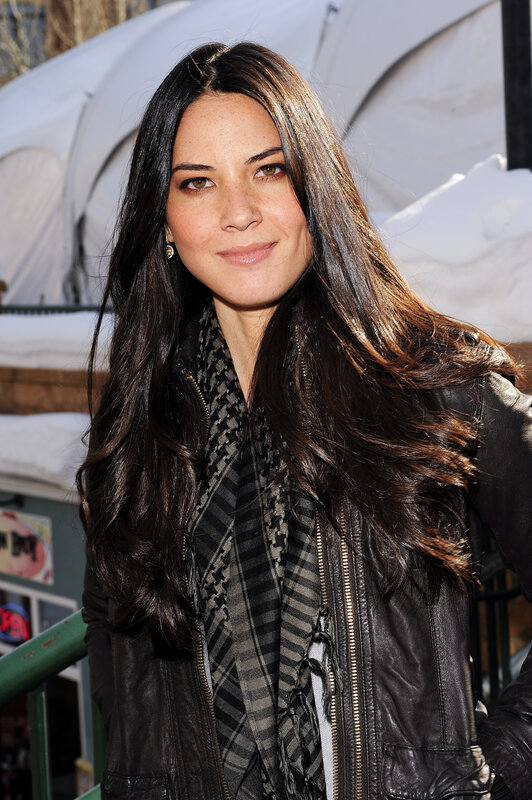woman in leather jacket