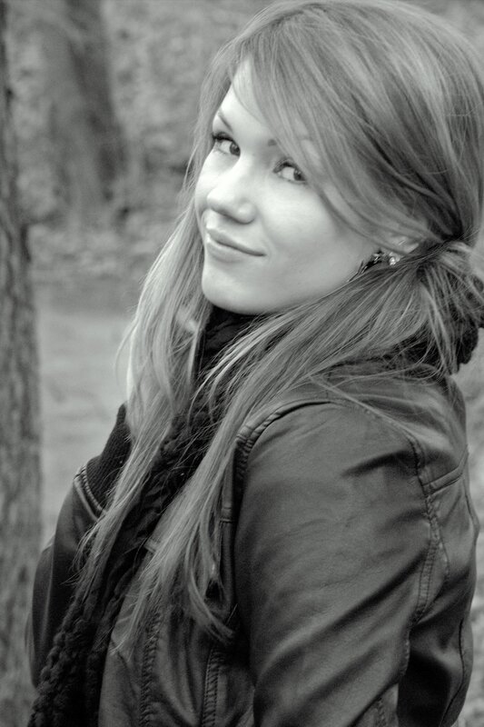 woman in leather jacket