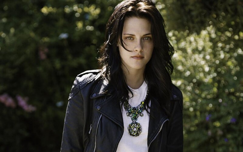woman in leather jacket