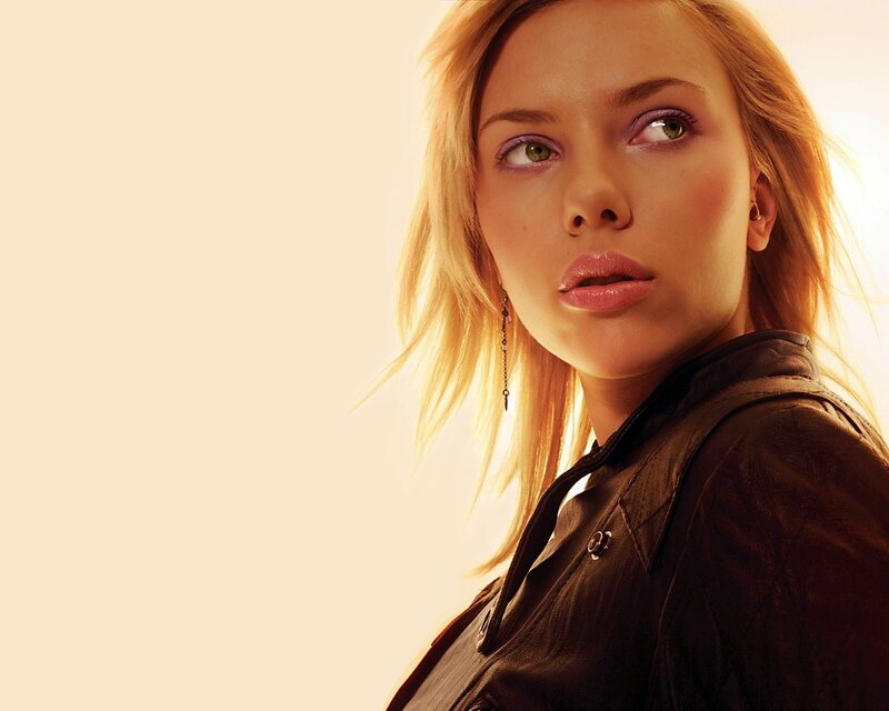 woman in leather jacket
