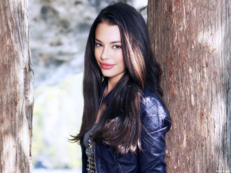 woman in leather jacket