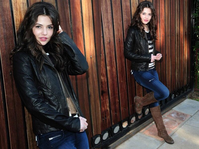 Woman in Leather Jacket — Black, Confident, Afternoon, Photograph, Leather Jacket