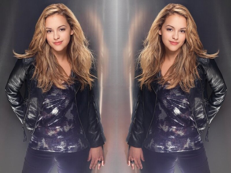 Woman in Leather Jacket — Black, Confident, Photograph, Leather Jacket, Sequined Top