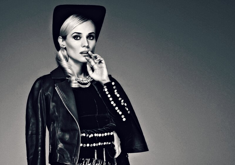 Woman in Leather Jacket — Black, Dramatic, Photograph, Hat