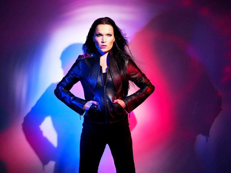 Woman in Leather Jacket — Black, Dramatic, Photograph, Leather Jacket, Colored Lights