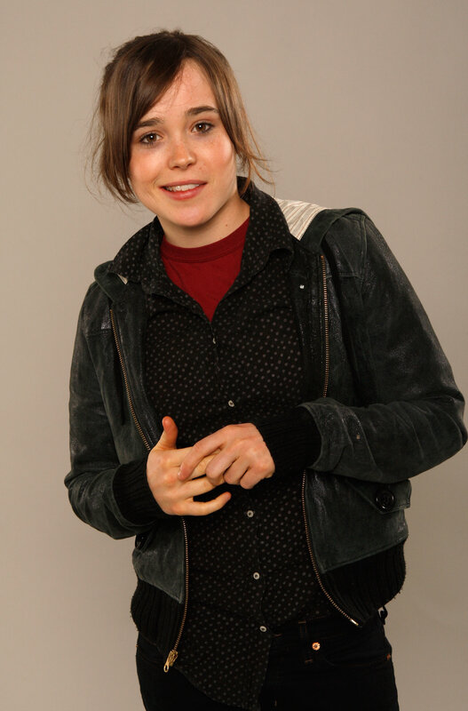 Woman in Leather Jacket — Black, Neutral, Photograph, Shirt