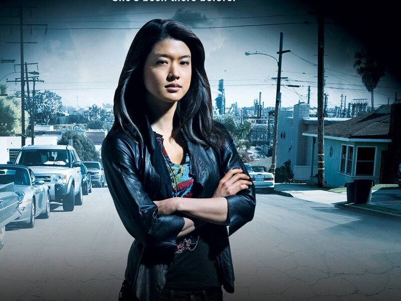 Woman in Leather Jacket — Black, Serious, Afternoon