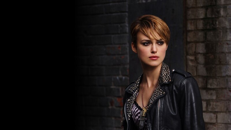 Woman in Leather Jacket — Black, Serious, Photograph, Leather Jacket, Brick Wall