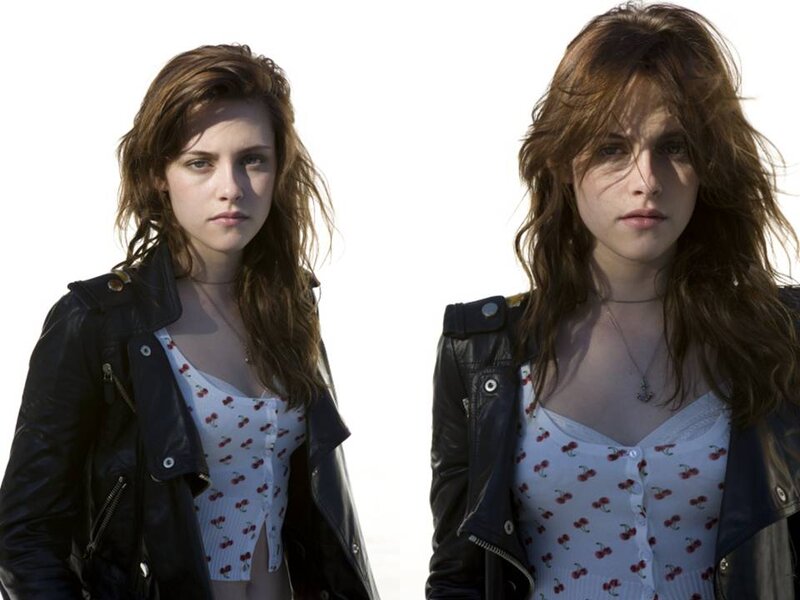 Woman in Leather Jacket — Black, Serious, Photograph, Leather Jacket, Cherry Top