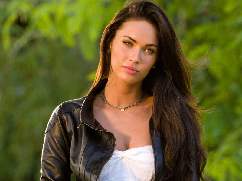 Woman in Leather Jacket — Brown, Confident, Daytime