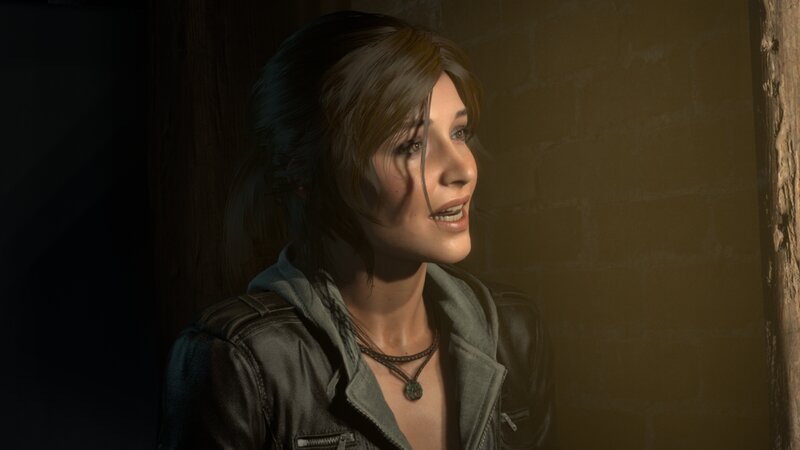 Woman in Leather Jacket — Brown, Dramatic, 3d Render