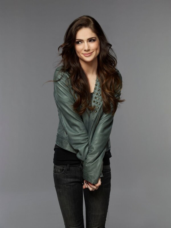 Woman in Leather Jacket — Gray, Neutral, Photograph, Leather Jacket, Jeans