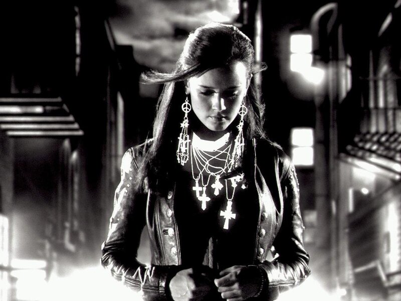 Woman in Leather Jacket — Night