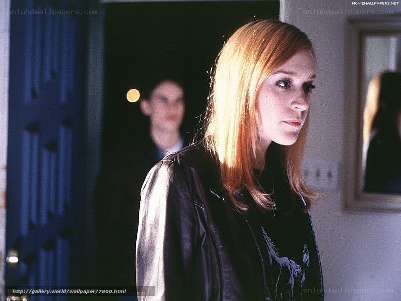 woman in leather jacket