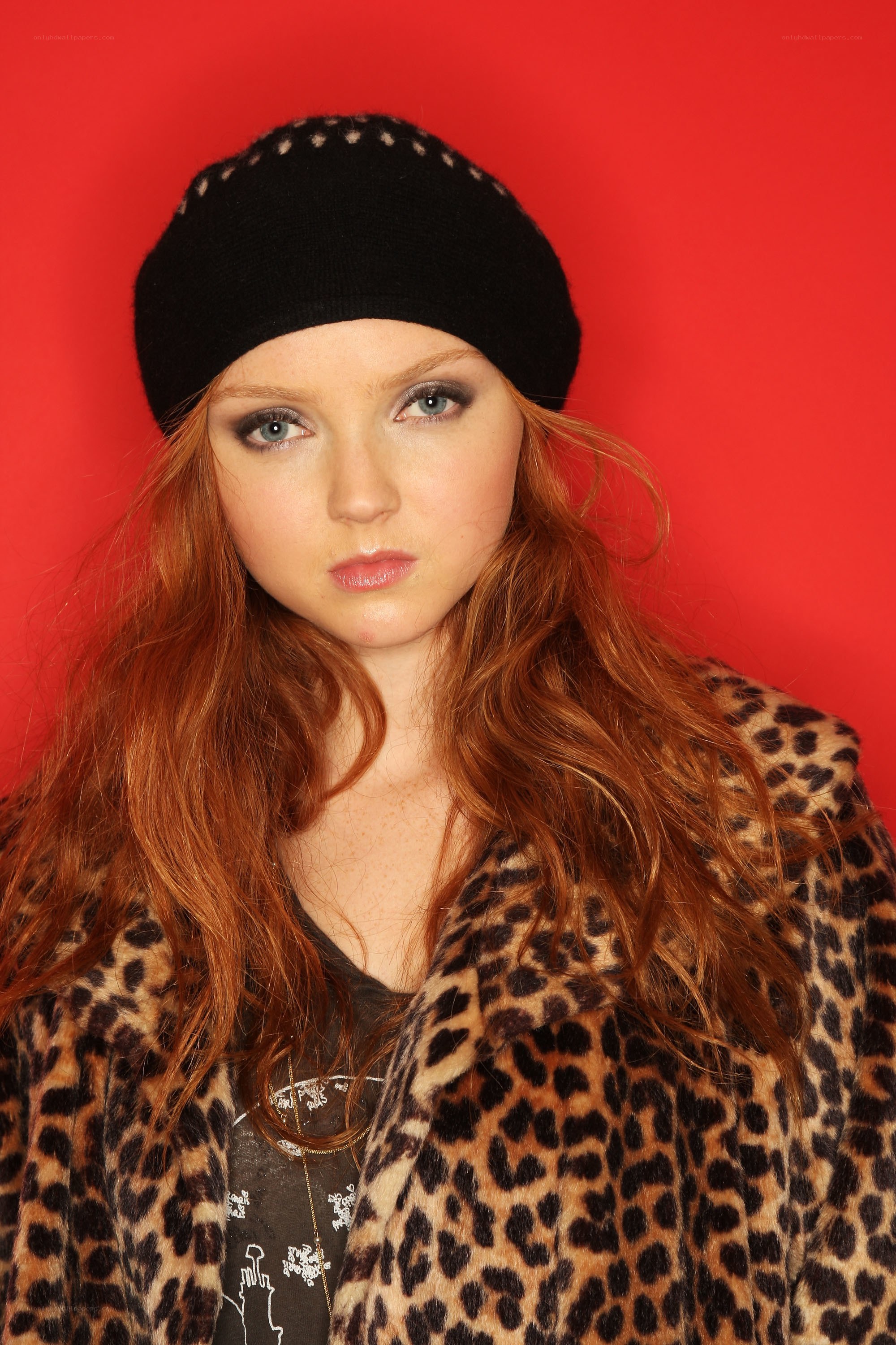 woman in leopard coat