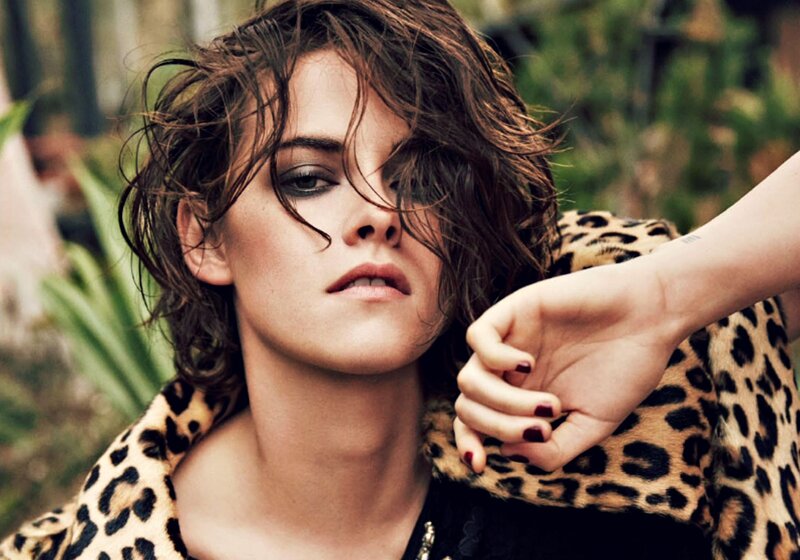 Woman in Leopard Coat — Brown, Dramatic, Photograph