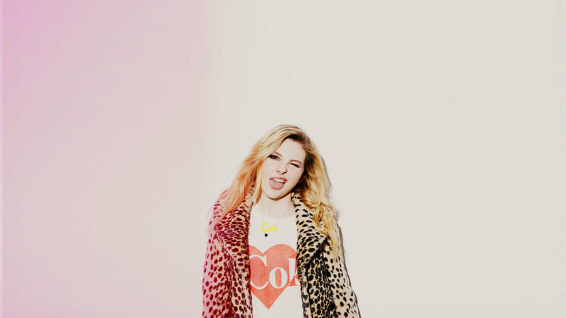 Woman in Leopard Coat — White