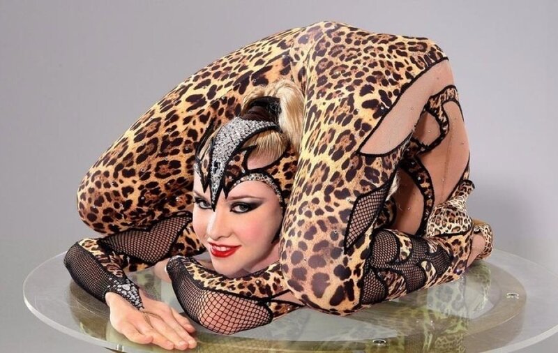 Woman in Leopard Costume — Brown