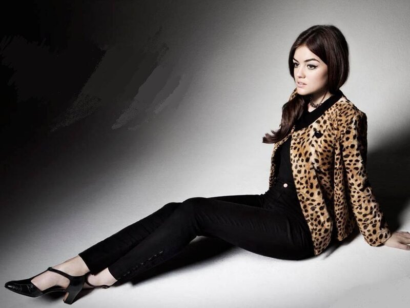 Woman in Leopard Jacket — Black