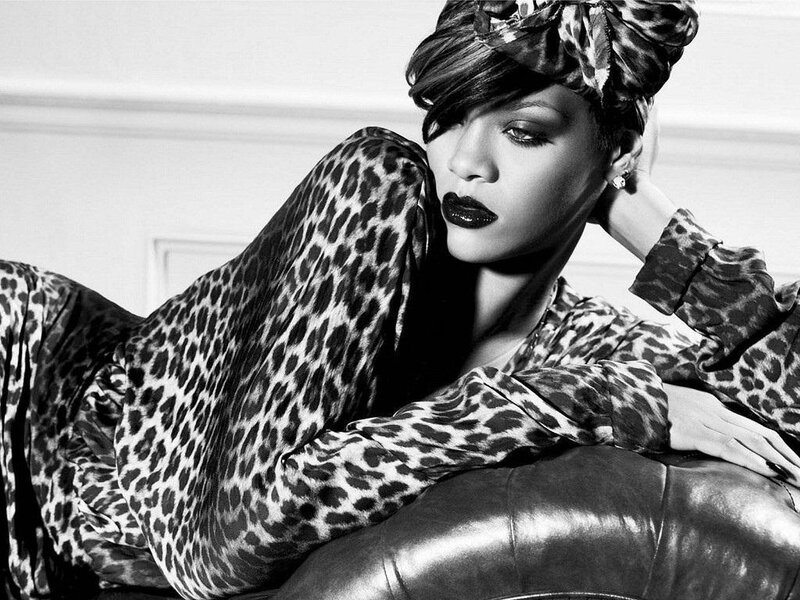 Woman in Leopard Print — Black, Dramatic, Photograph, Leopard Print