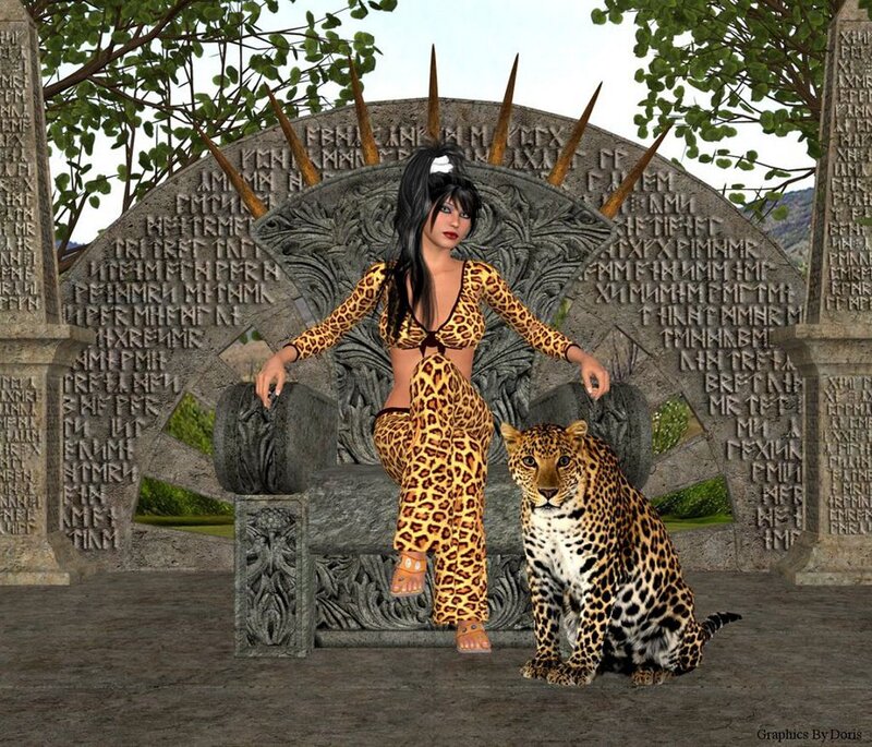 Woman in Leopard Print — Brown, Regal