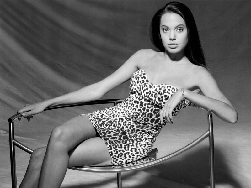 woman in leopard print dress