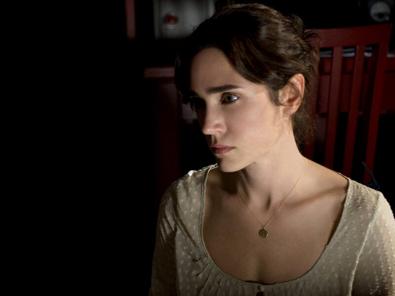 Woman in Light Blouse