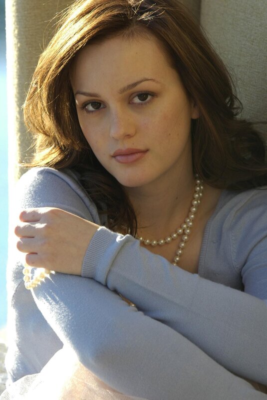 woman in light blue sweater
