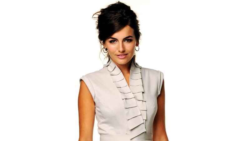 woman in light gray dress
