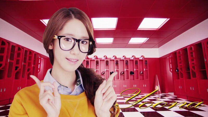 woman in locker room with glasses