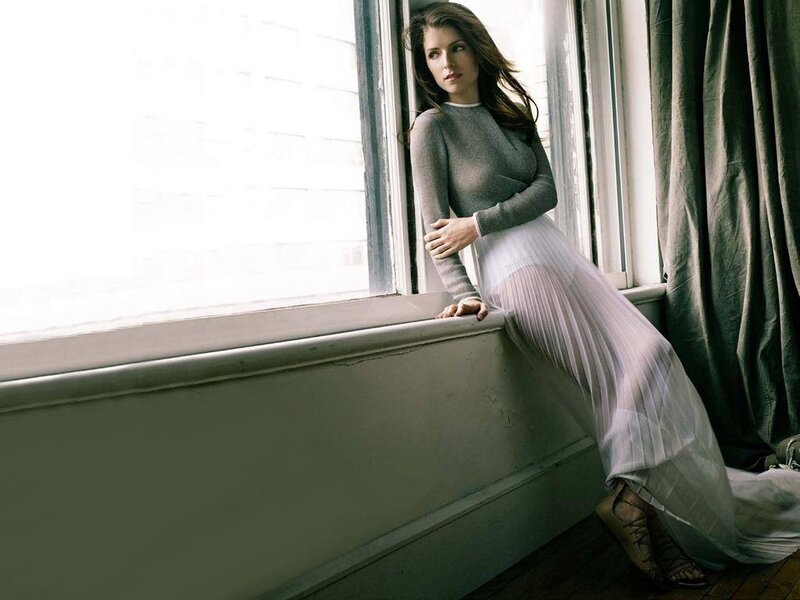 Woman in Long Dress — Gray, Contemplative
