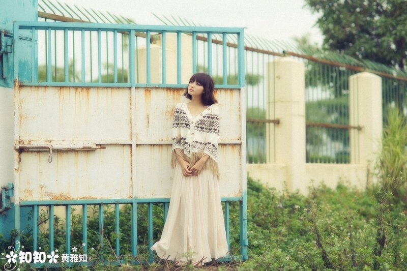 Woman in Long Dress — White, Serene, Afternoon, Photograph, Gate
