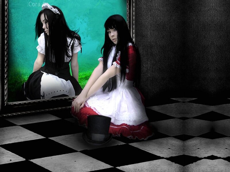 Woman in Maid Dress