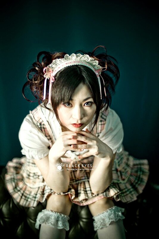 woman in maid outfit