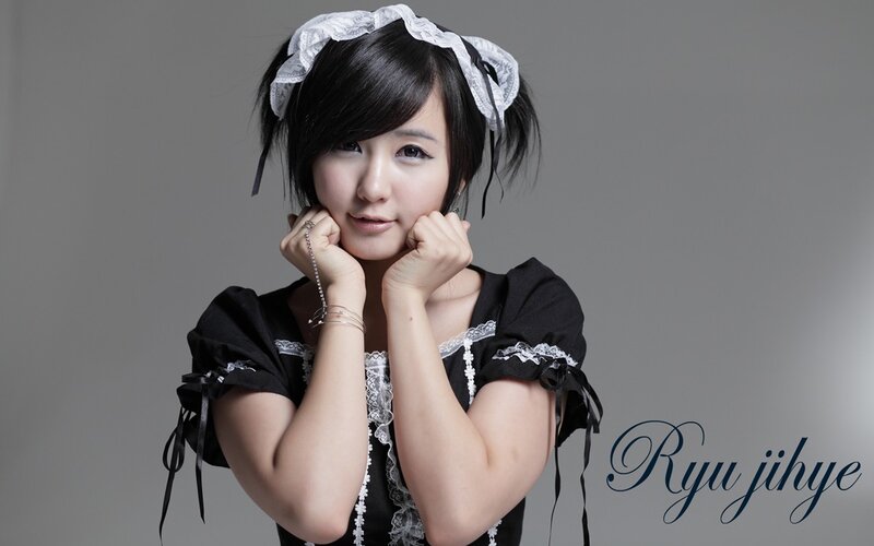 woman in maid outfit