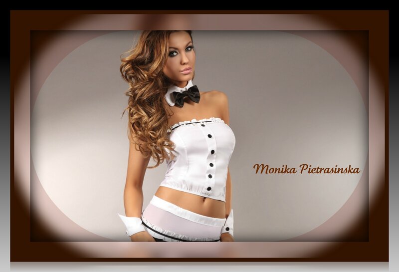 Woman in Maid Outfit — White