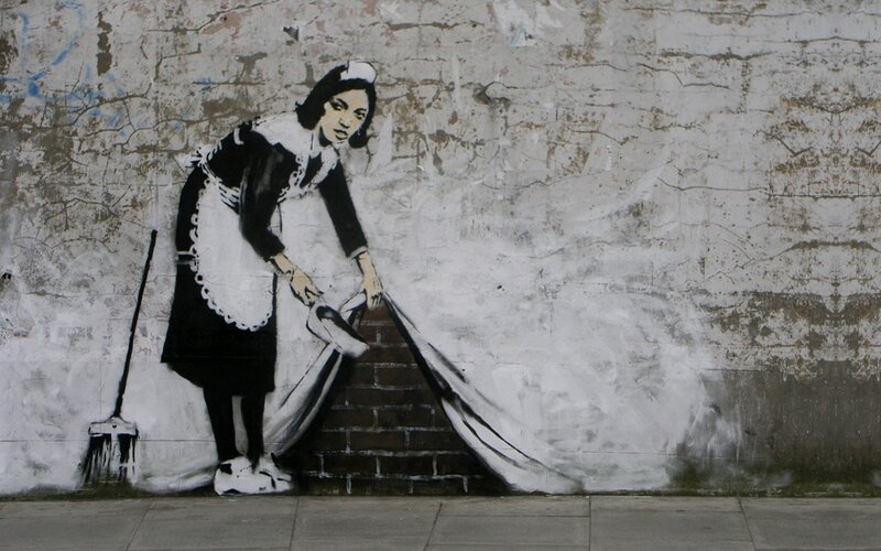 Woman in Maid Uniform — Black