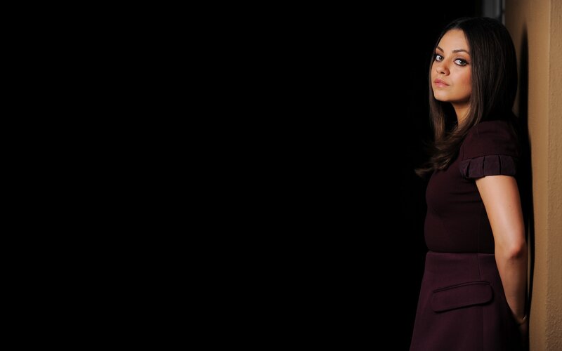 woman in maroon dress