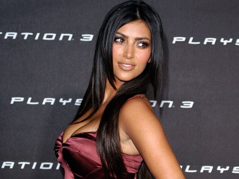 Woman in Maroon Dress — Black