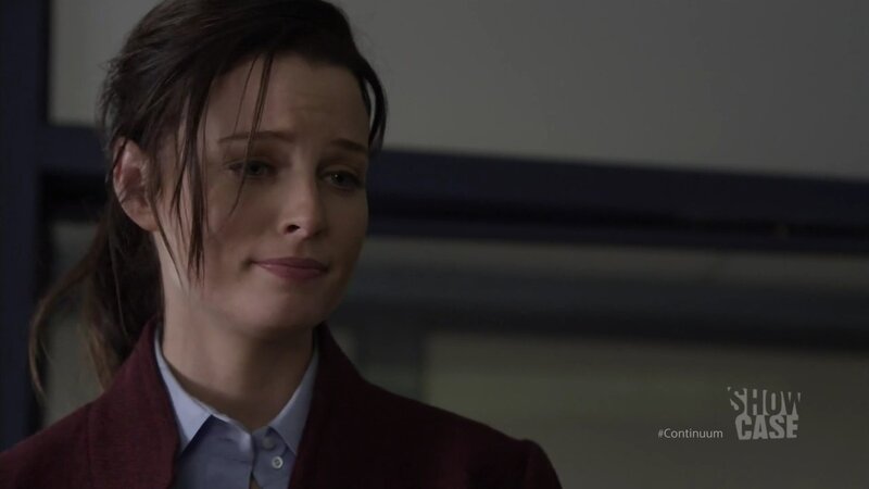 Woman in Maroon Jacket — Serious