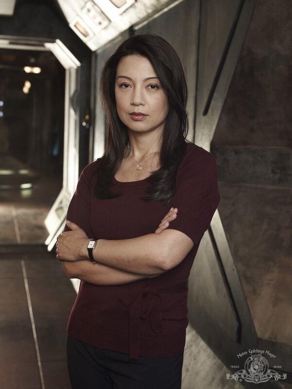woman in maroon shirt