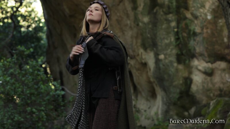woman in medieval attire