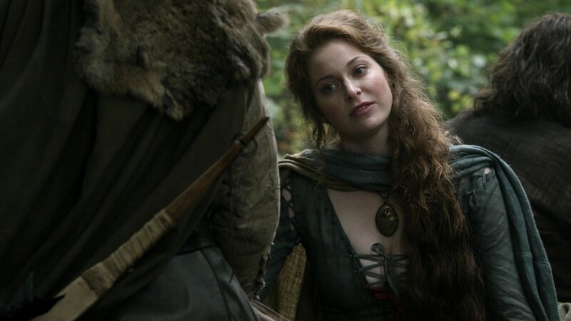 woman in medieval attire