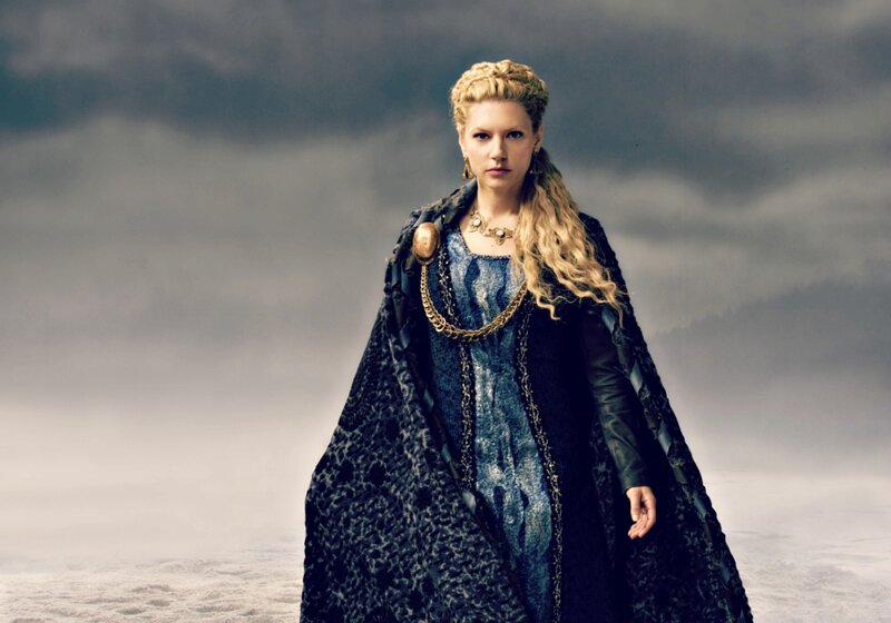 Woman in Medieval Cloak — Blue